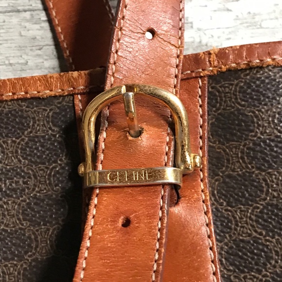 CÉLINE Vintage Macadam Bucket Bag - Picture 11 of 14